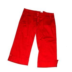 Ponny Tail Red Cropped Pants Size  Small
